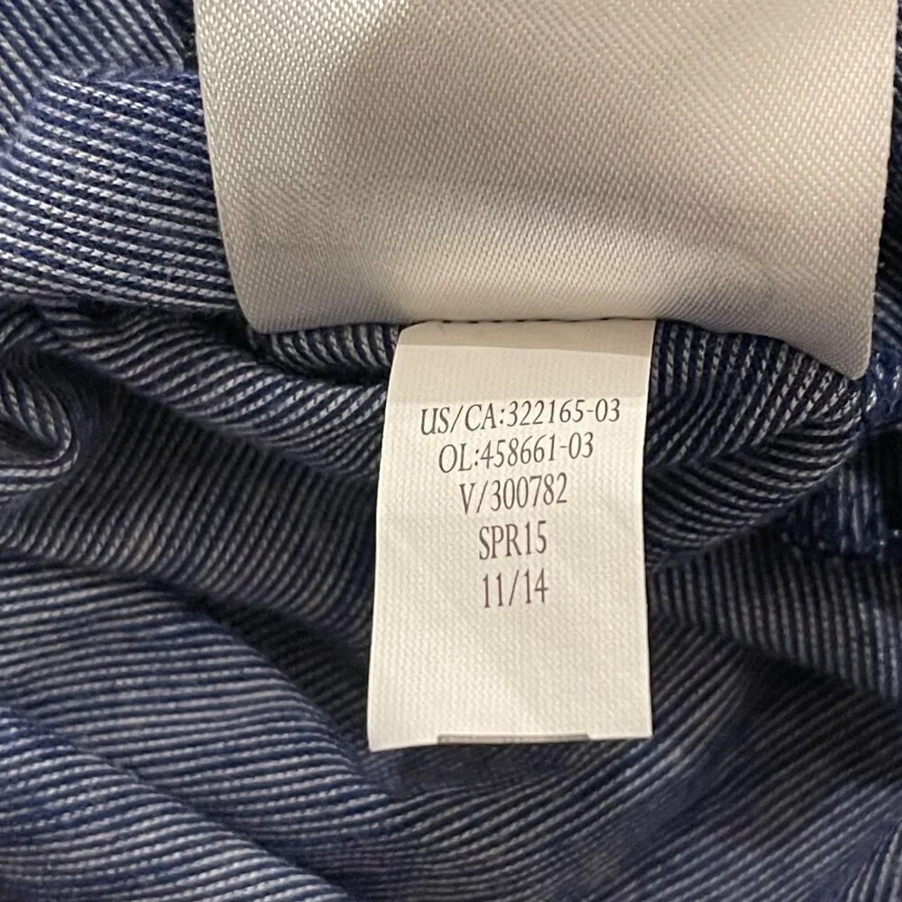 Banana Republic Men's Heathered Polo Shirt large blue